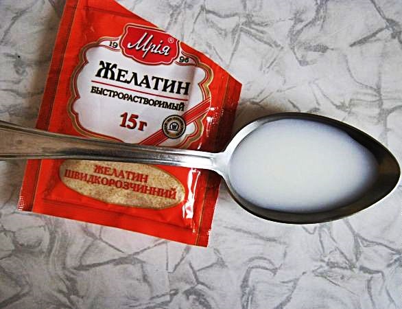 желатин от черных точек фото