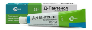 Мазь Д-Пантенол для наружного применения при повреждении кожных покровов и раздражении