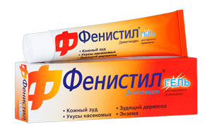 Антигистаминный, противоаллергический и противозудный гель Фенистил