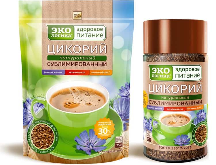 Есть также сублимированный цикорий.