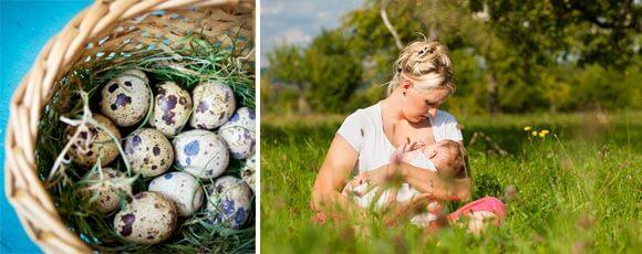 Перепелиные яца при ГВ