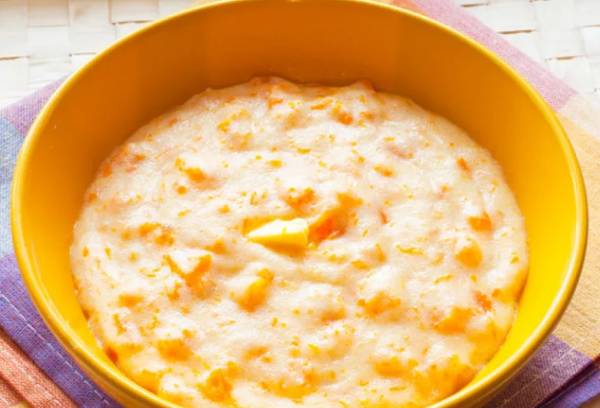 Манная каша с тыквой