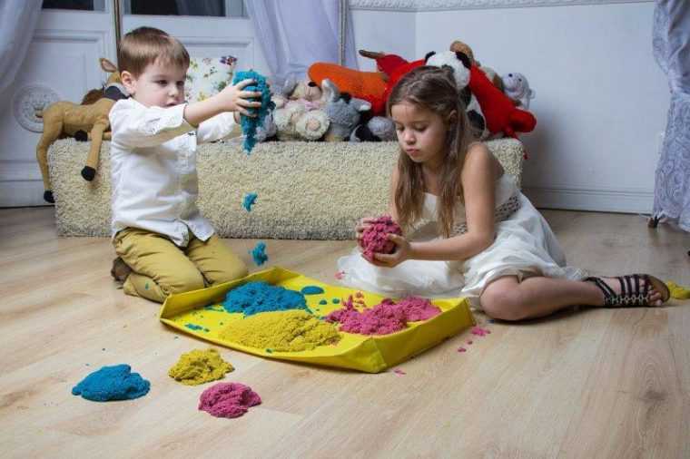 Кинетический песок для детей Кинетический песок для детей