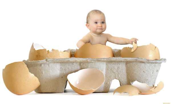 Куриные яйца полезны для малыша
